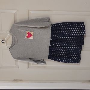 Gap 3/4 sleeve dress with sequin pocket